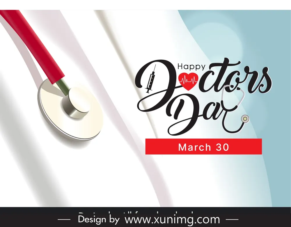 doctors day background template modern 3d elegance 