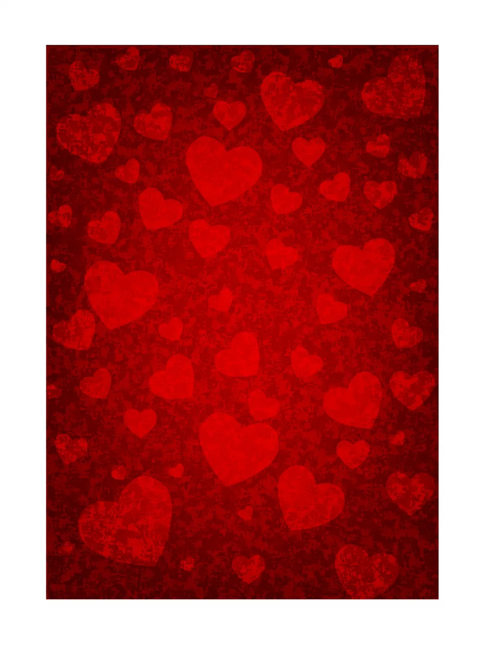 grunge background with hearts 