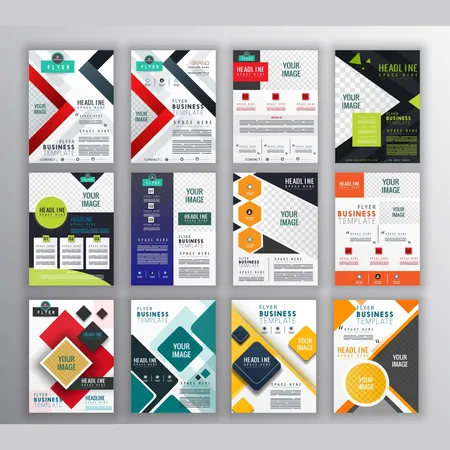 ��ҵ����ģ�弯 - ��ɫ�ִ�����װ��