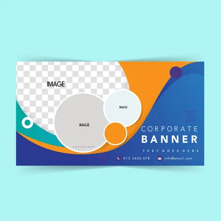 ��ҵ���ģ�� - ��ɫƽ������Բ��װ��