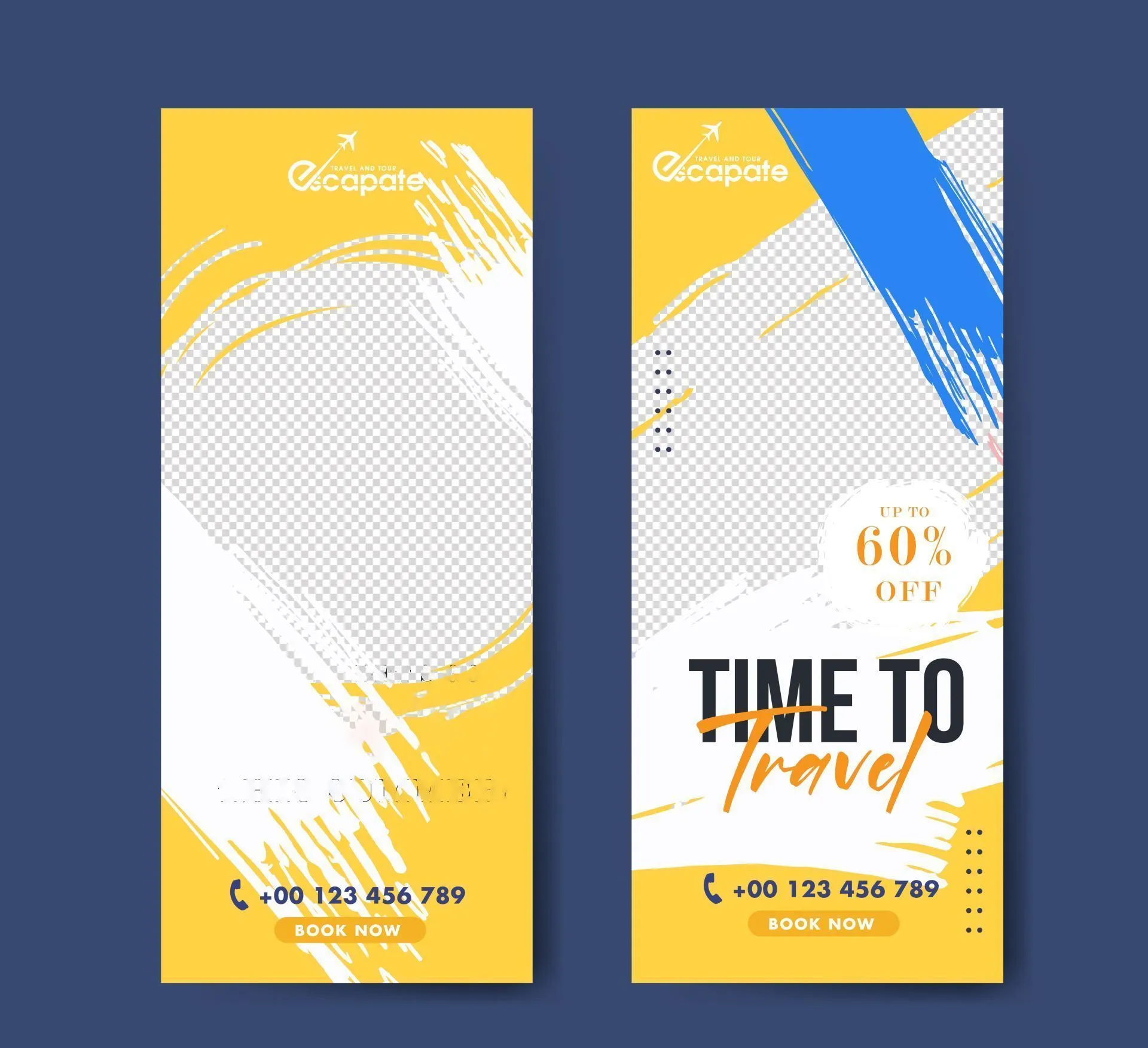 travel roll up banner templates grunge checkered 