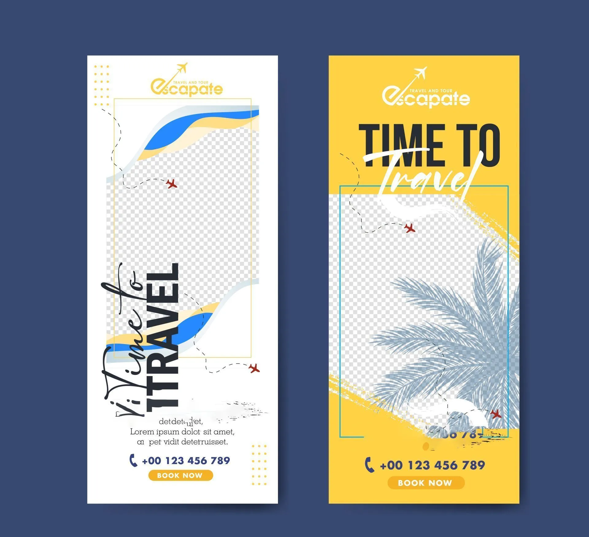 travel roll up banner template checkered coconut decor 