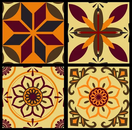 ����ԳƱ�ƽֲ��װ�δ�שͼ��