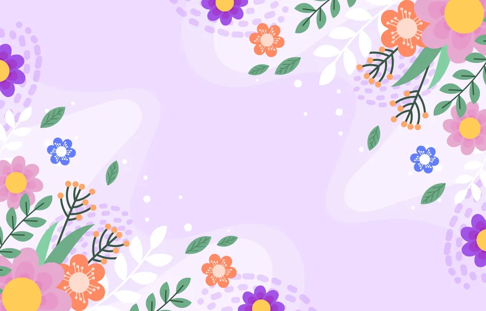 Colorful Spring Flower Background