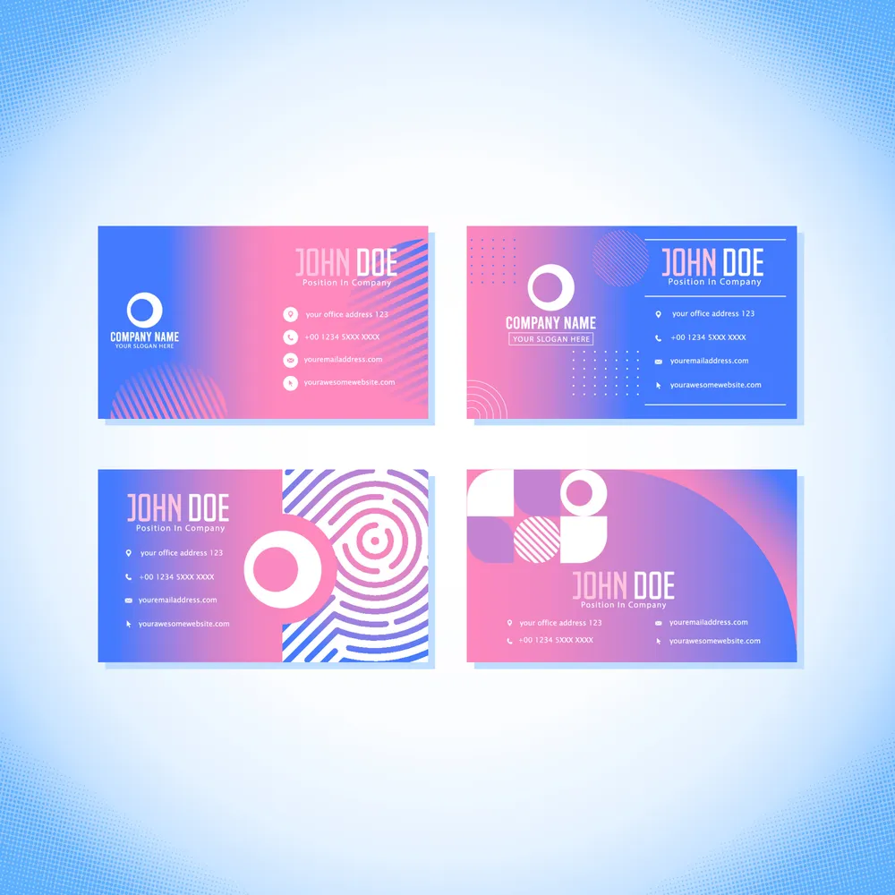 Duochrome Business Name Card Template