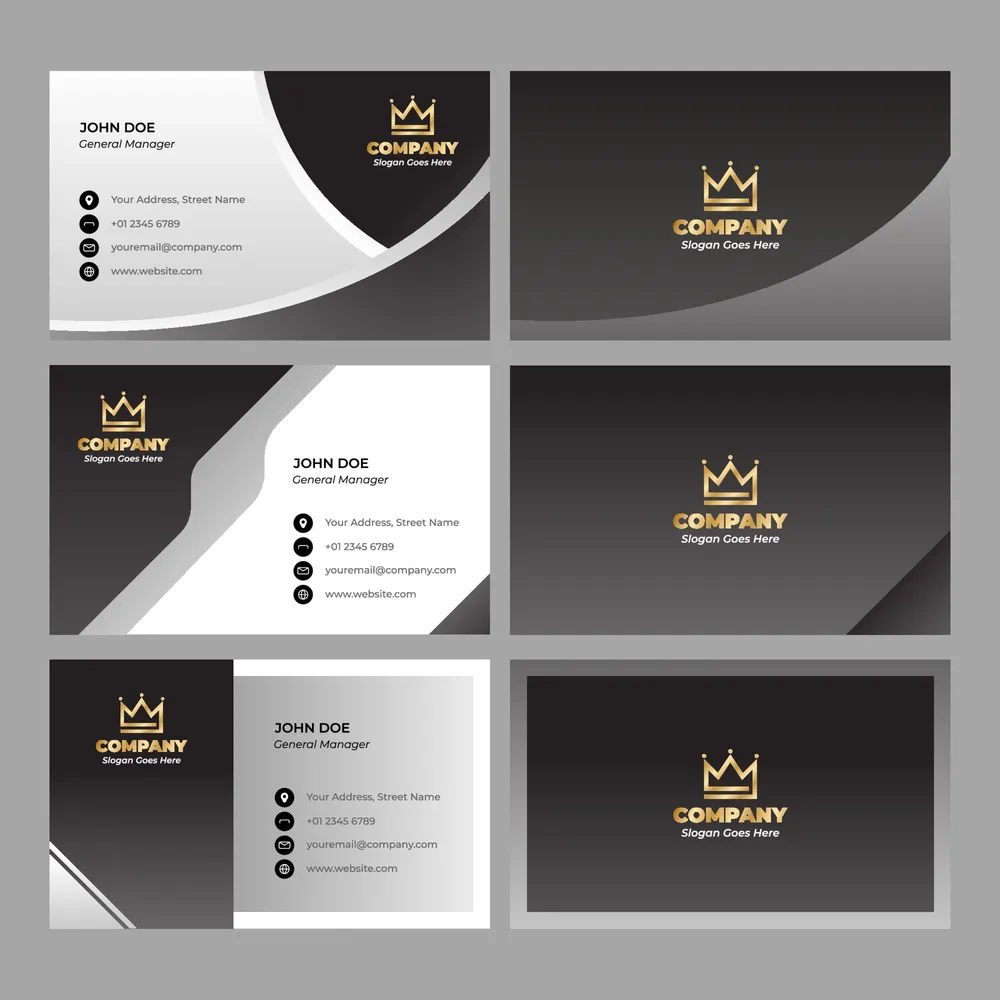 Formal Business Card Design Set