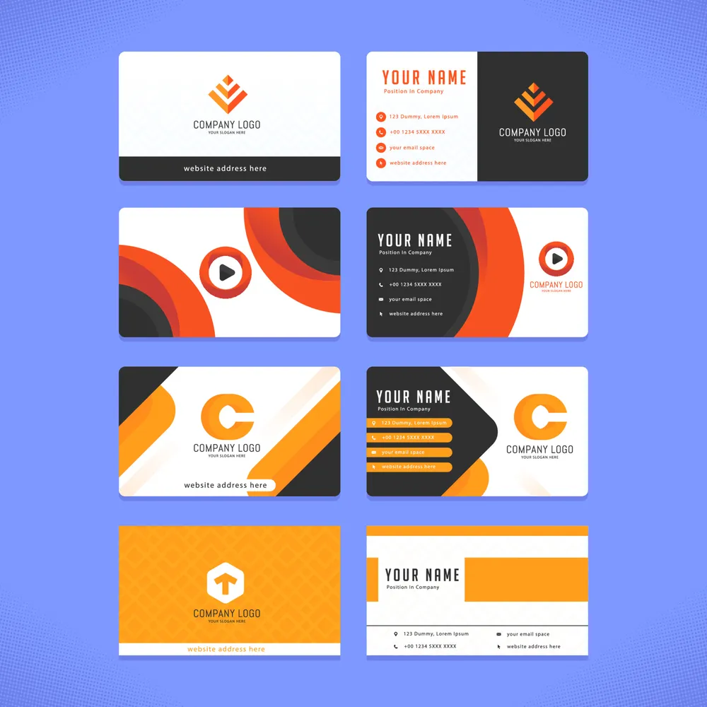 Formal Business Card Template