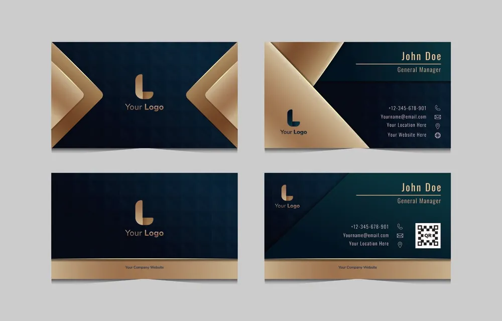 Luxury Gradient Business Cards