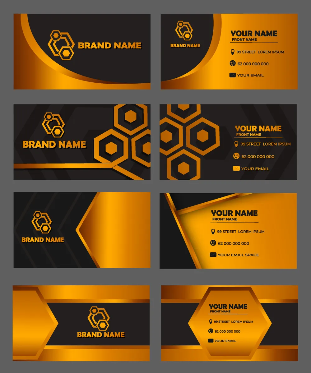 Set of Business Card
