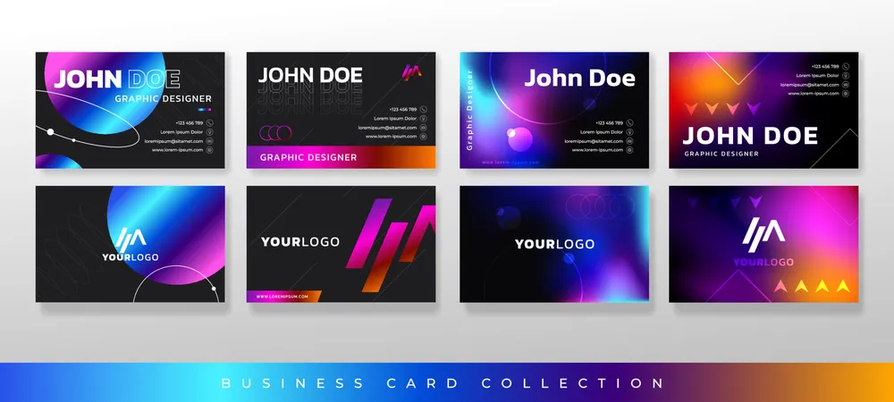 Neon Creative Business Card