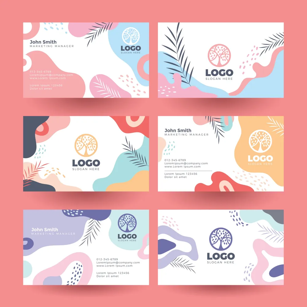 Cellular and Plants Themed Name Cards For Business