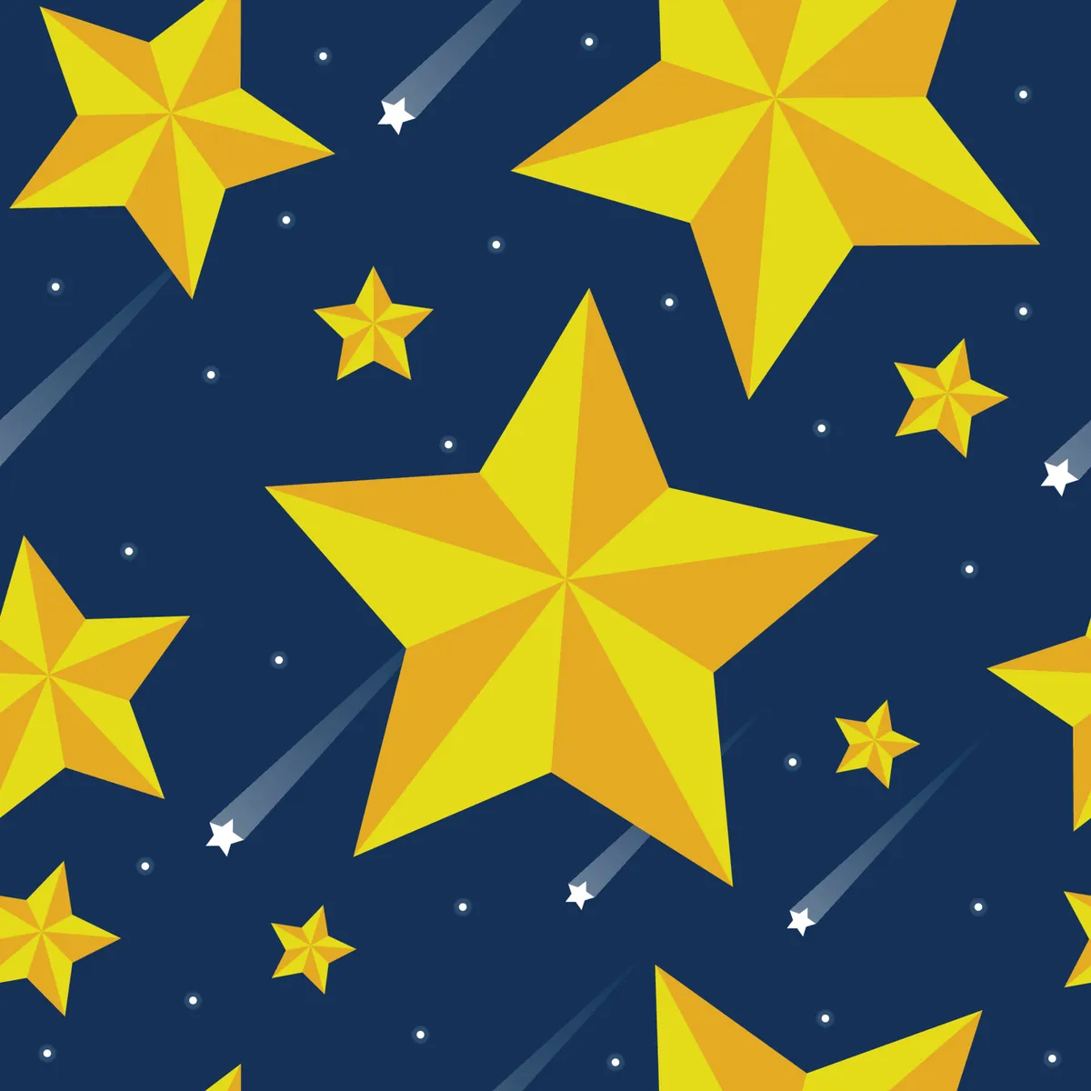 Seamless Stars Pattern Background Design