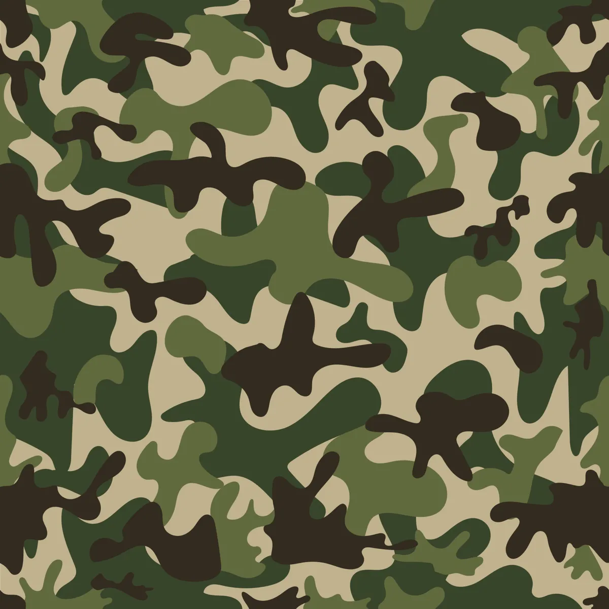 Army Seamless Pattern Background Template