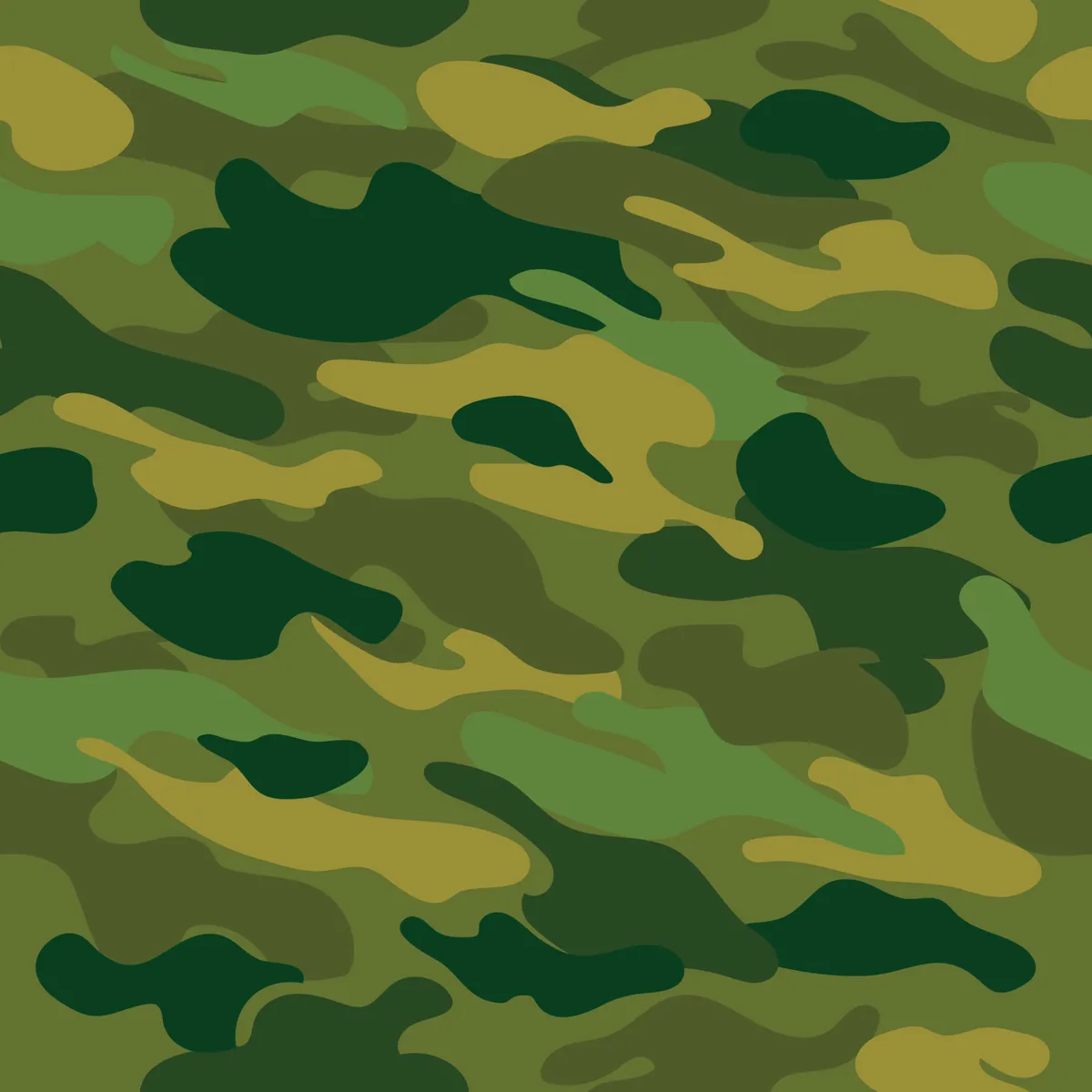 Army Seamless Pattern with Camouflage