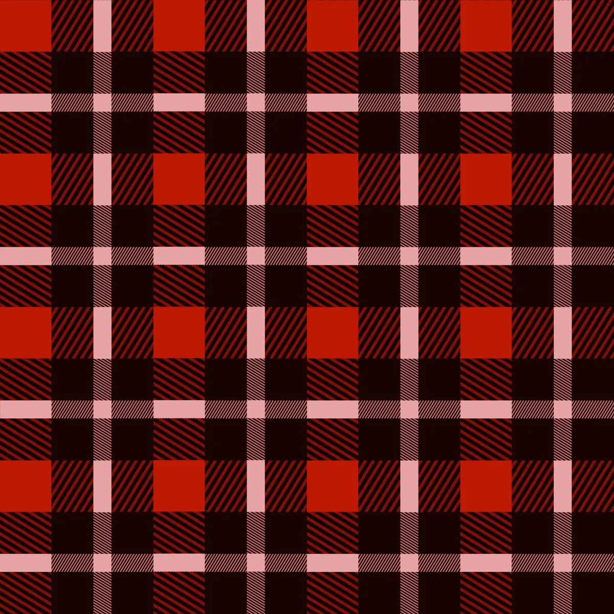 Green Buffalo Plaid Seamless Pattern