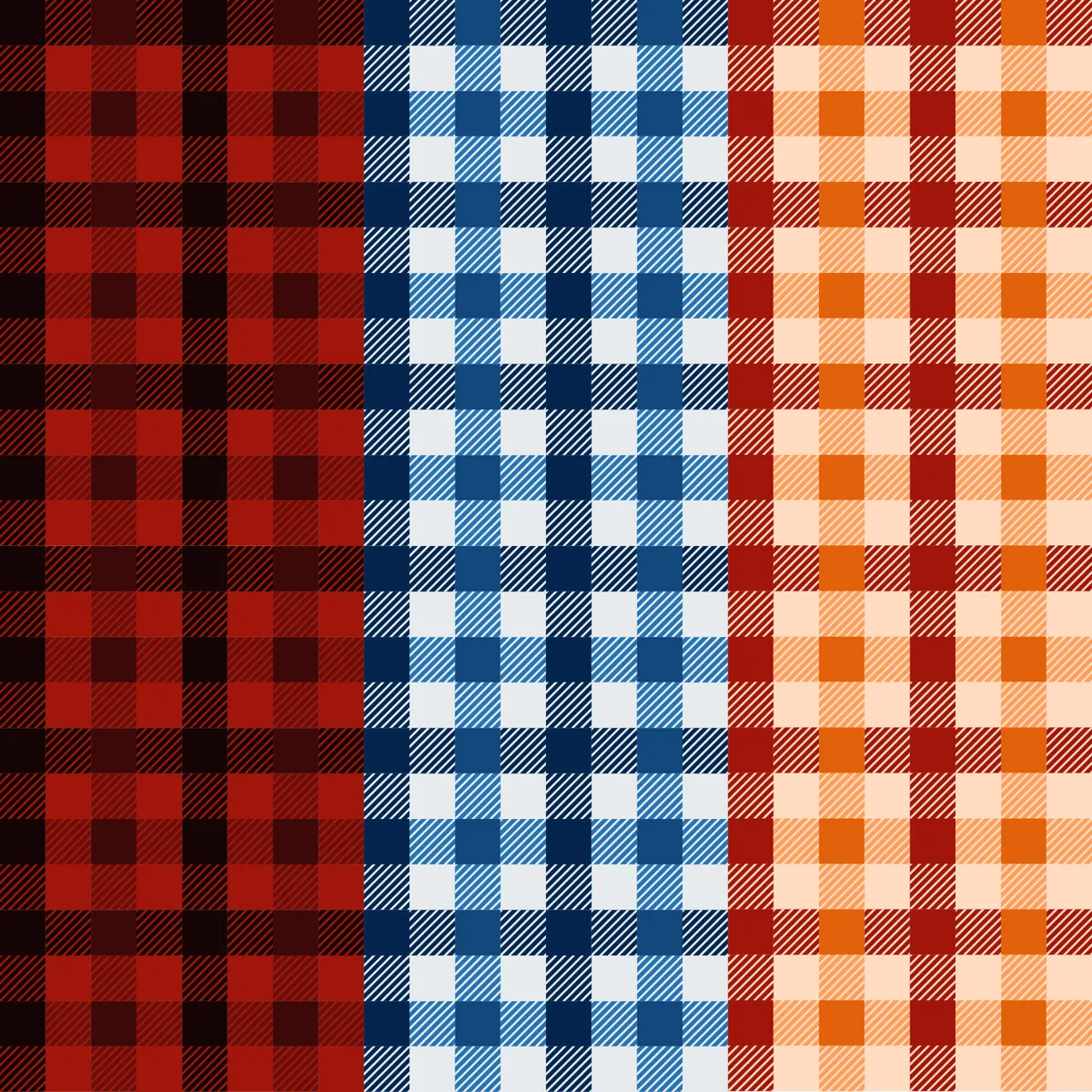 Seamless Pattern Buffalo Plaid Collection