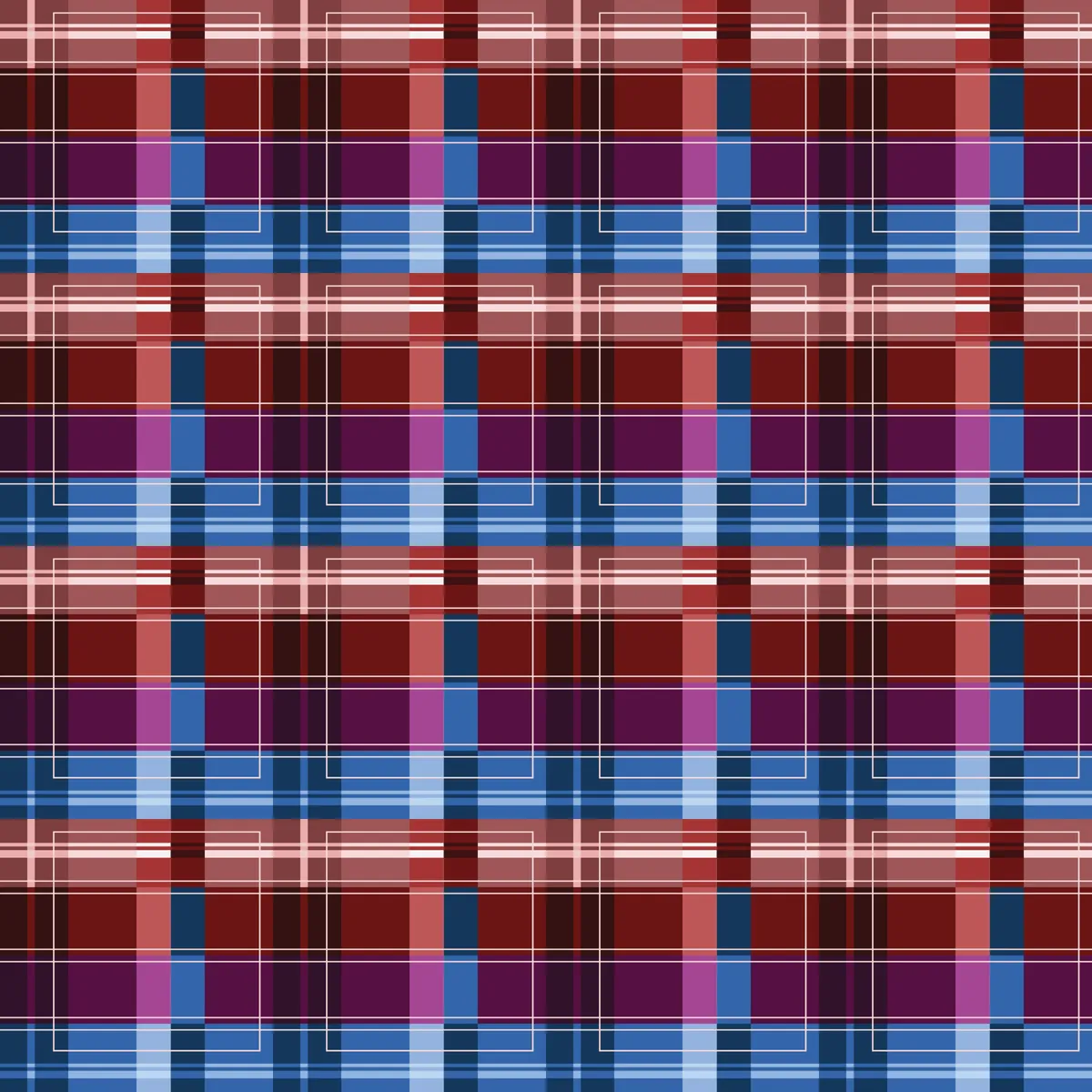 Seamless Pattern with Tartan Texture
