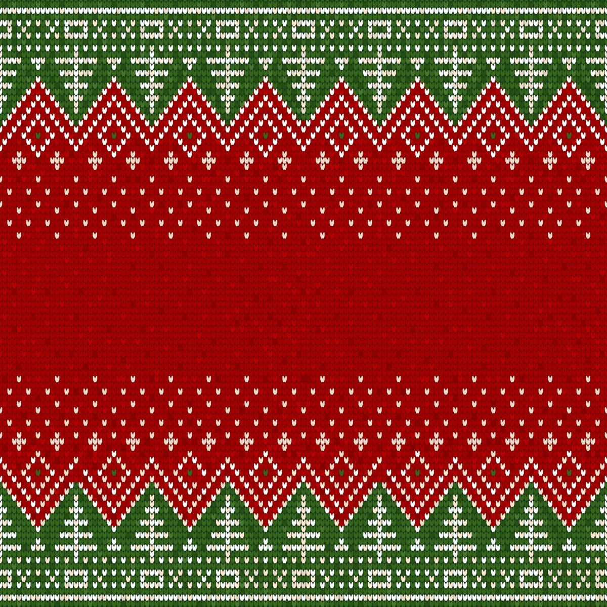 Ugly Sweater Pattern Seamless Background