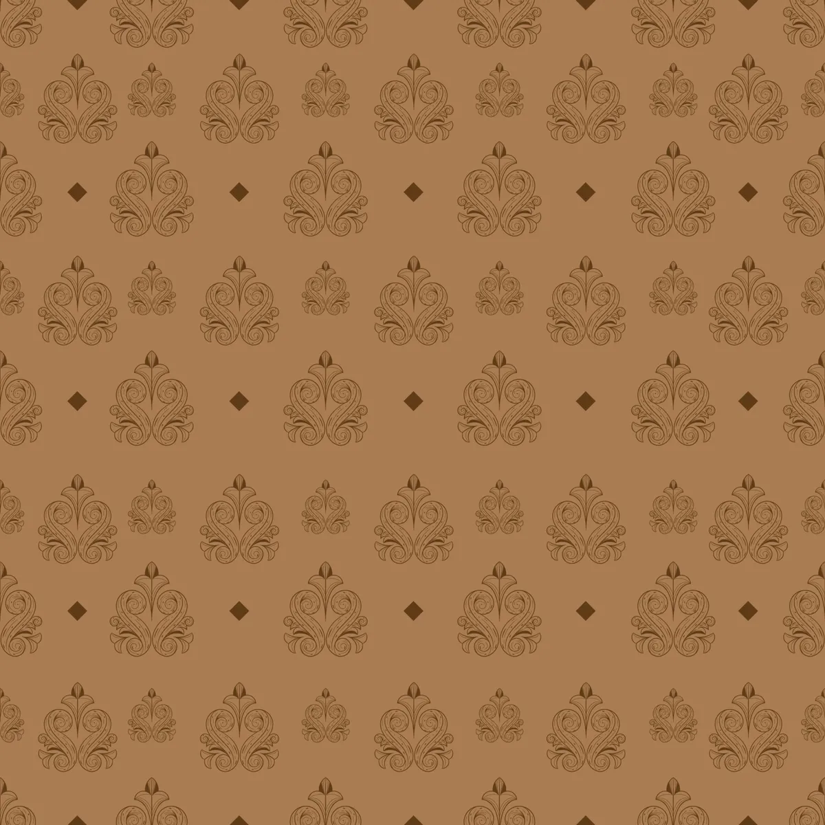 Seamless Pattern of Vintage Wallpaper