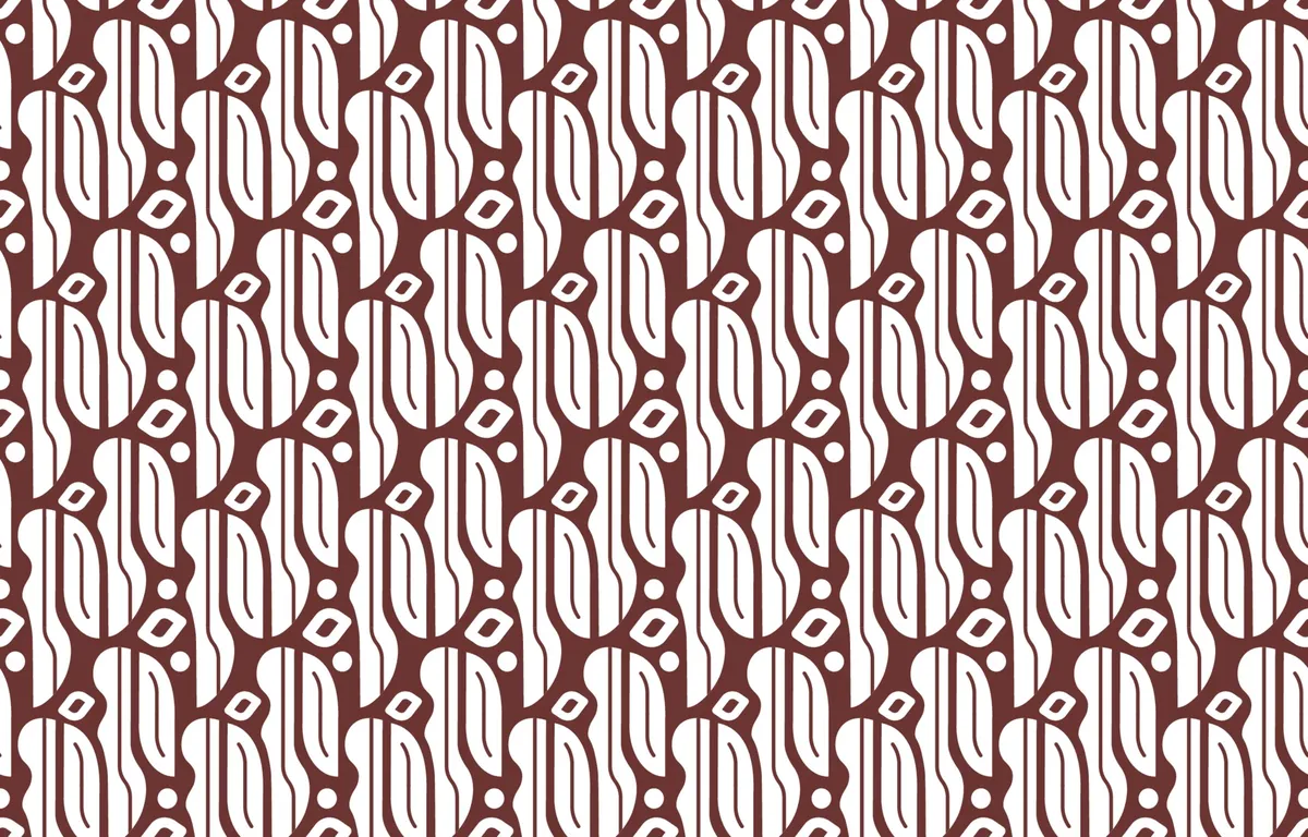 Indonesian Batik Parang Seamless Pattern
