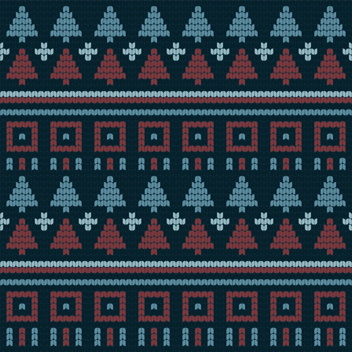 Stylish Ugly Sweater Doodle Seamless Pattern Background