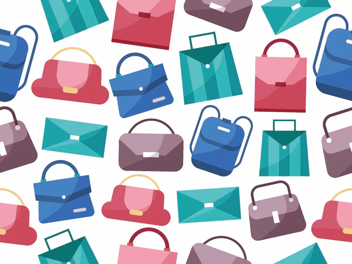 Fashion Bags Seamless Pattern