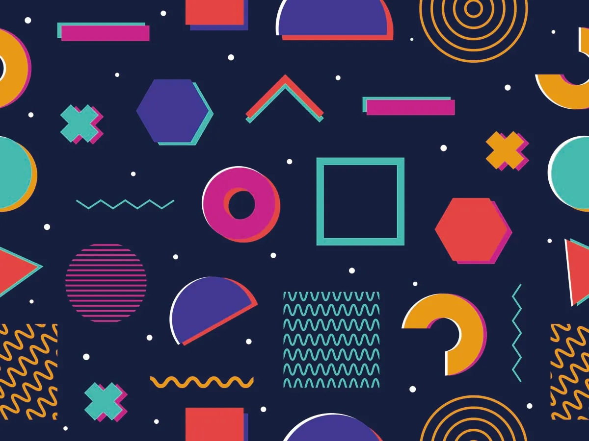 Geometric Seamless Pattern Background