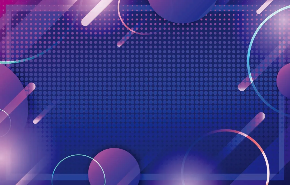 Purple Geometric Halftone Background
