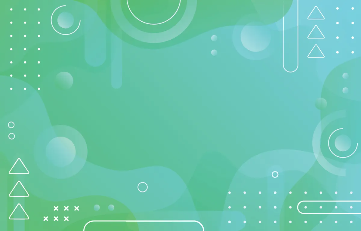 Abstract Geometric Mint Green Background
