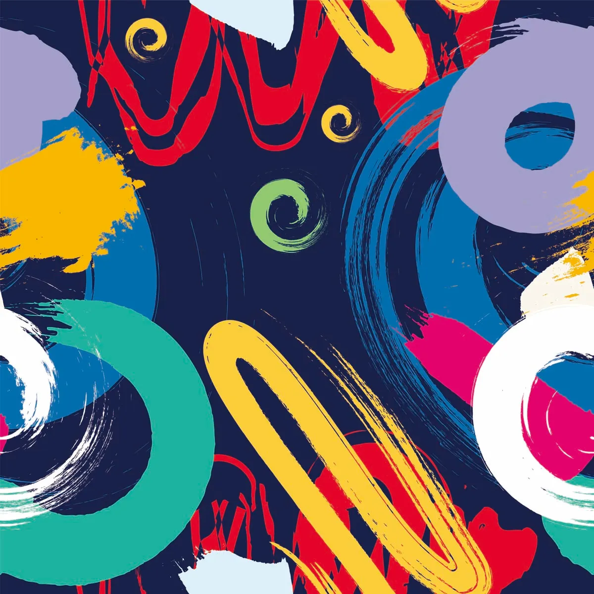 Brush Stroke Seamless Pattern Background