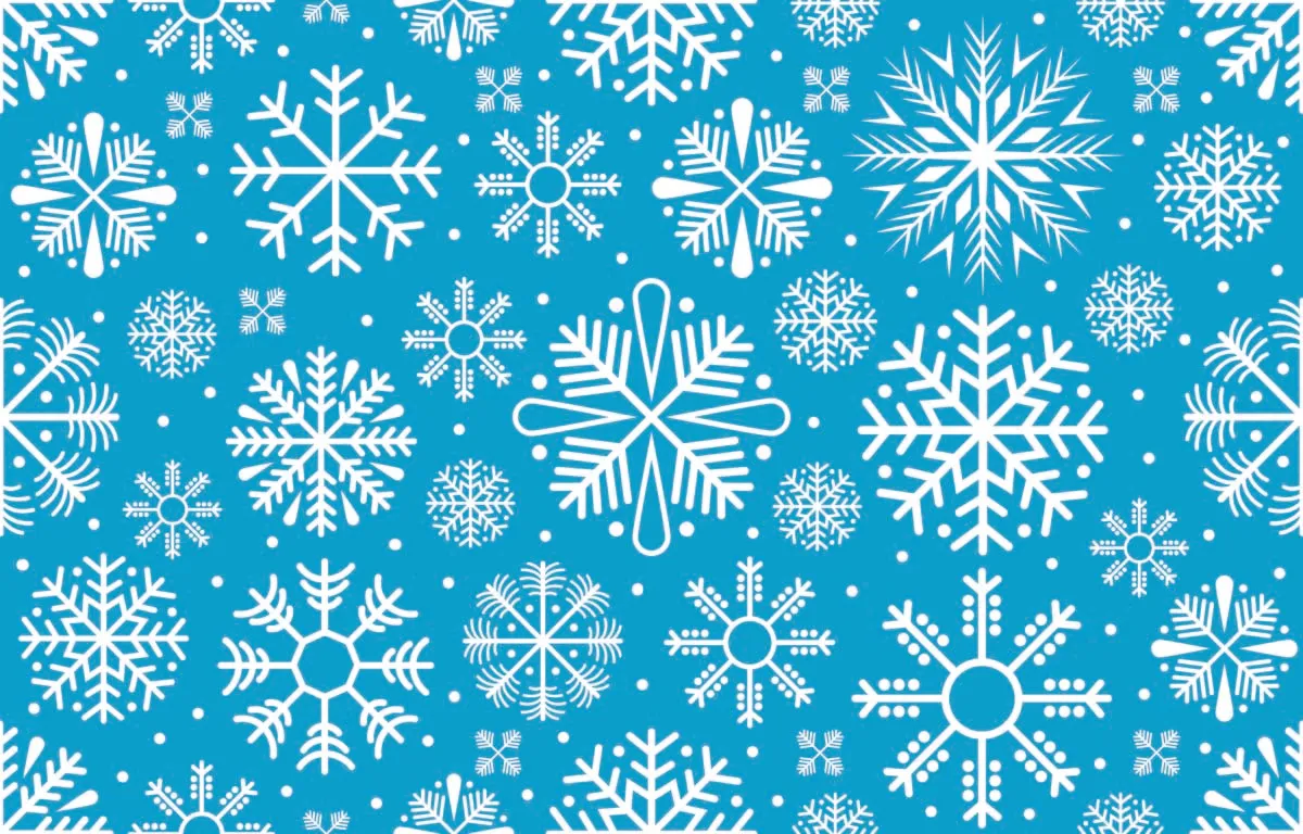 Seamless Snow Pattern