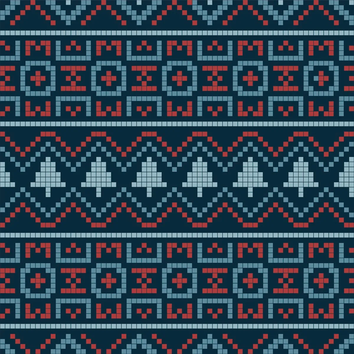 Seamless Pattern Ugly Sweater