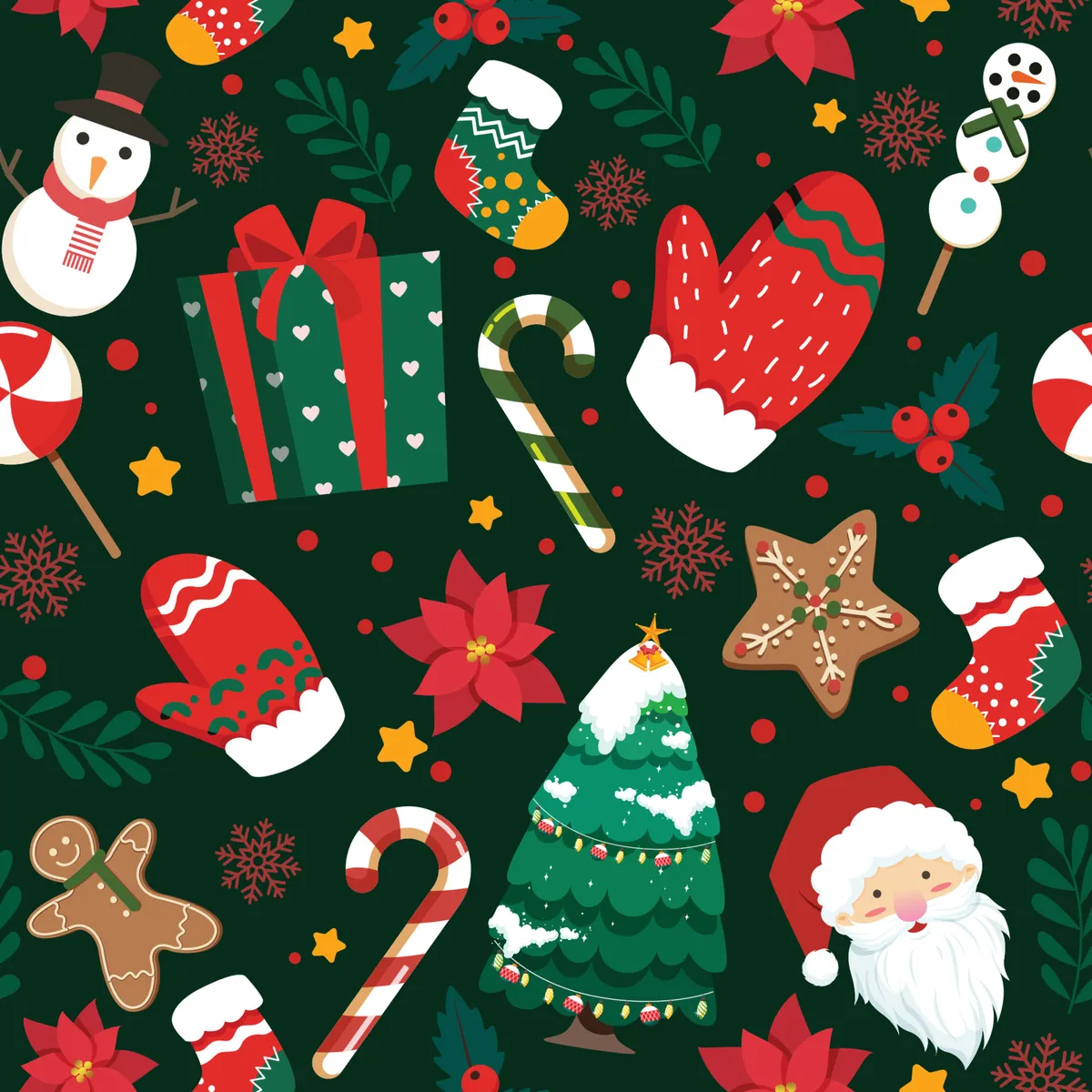 Seamless Pattern Christmas