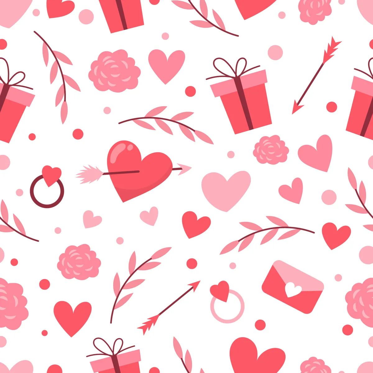 Seamless Valentine's Day Pattern