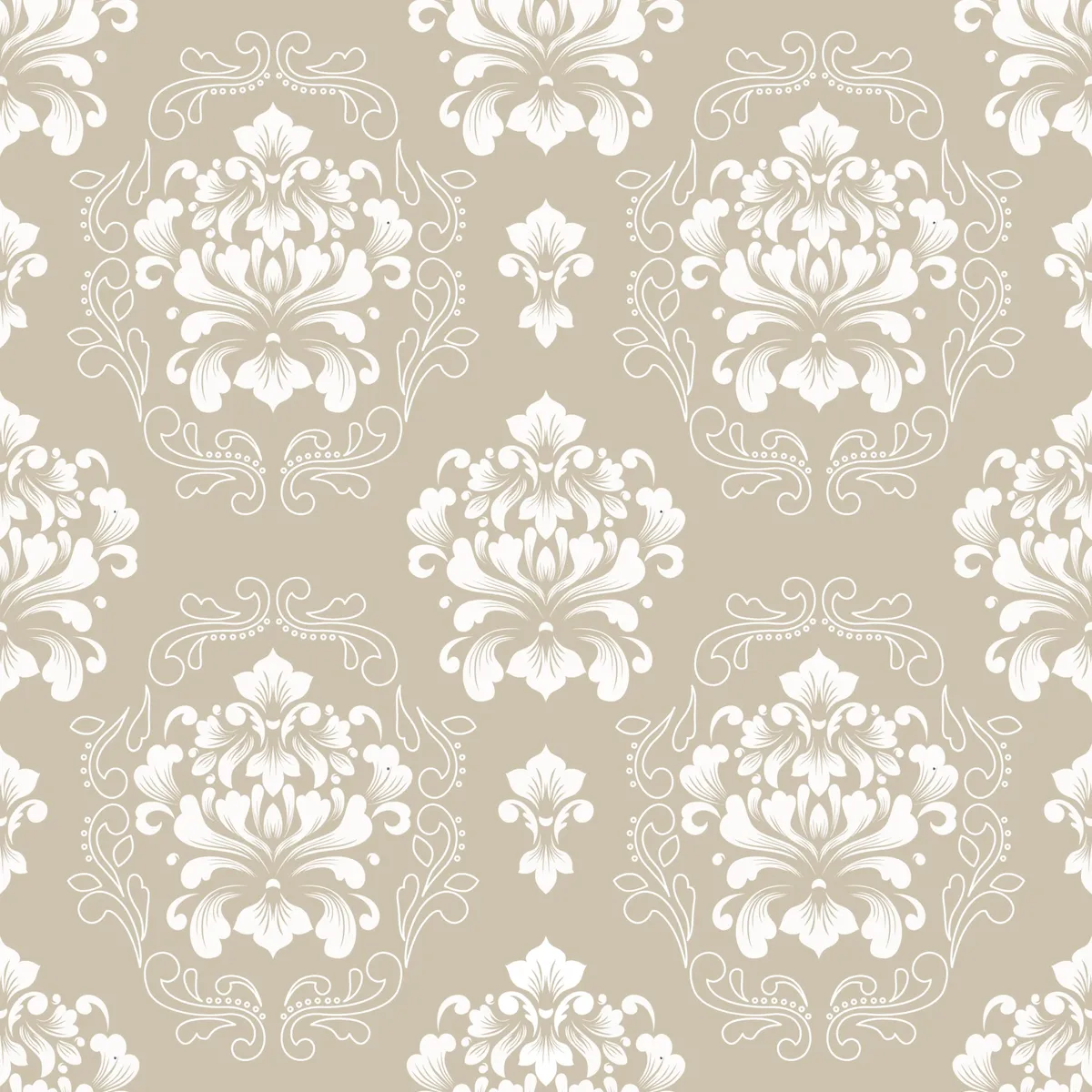 Vintage Damask Seamless Pattern