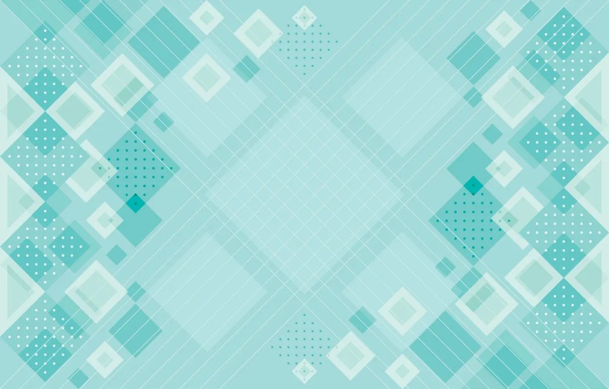 Soft Flat Colour Geometric Abstract Pattern Composition
