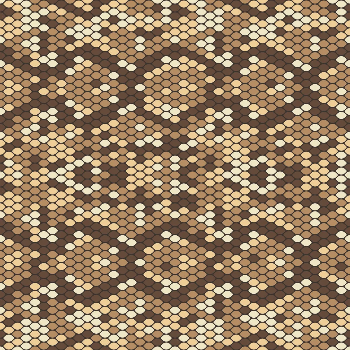 Boa Skin Seamless Pattern in Shades of Brown