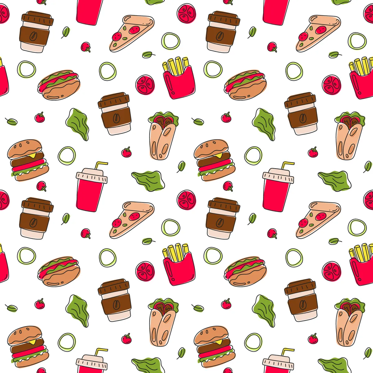 Junk Food Pattern