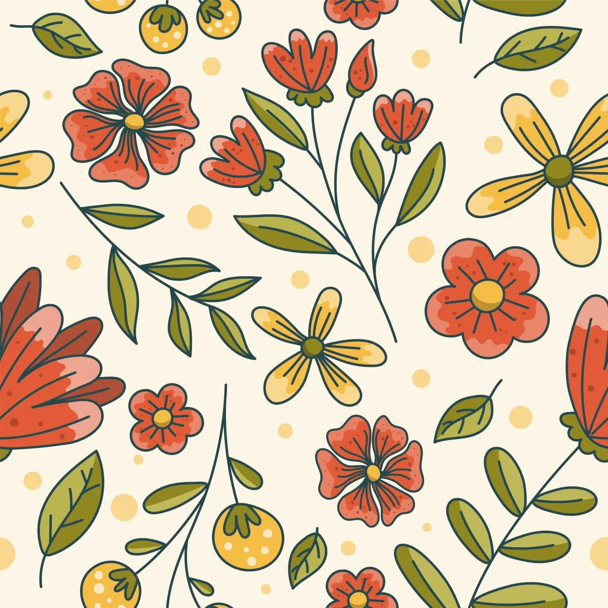 Seamless Flower Pattern