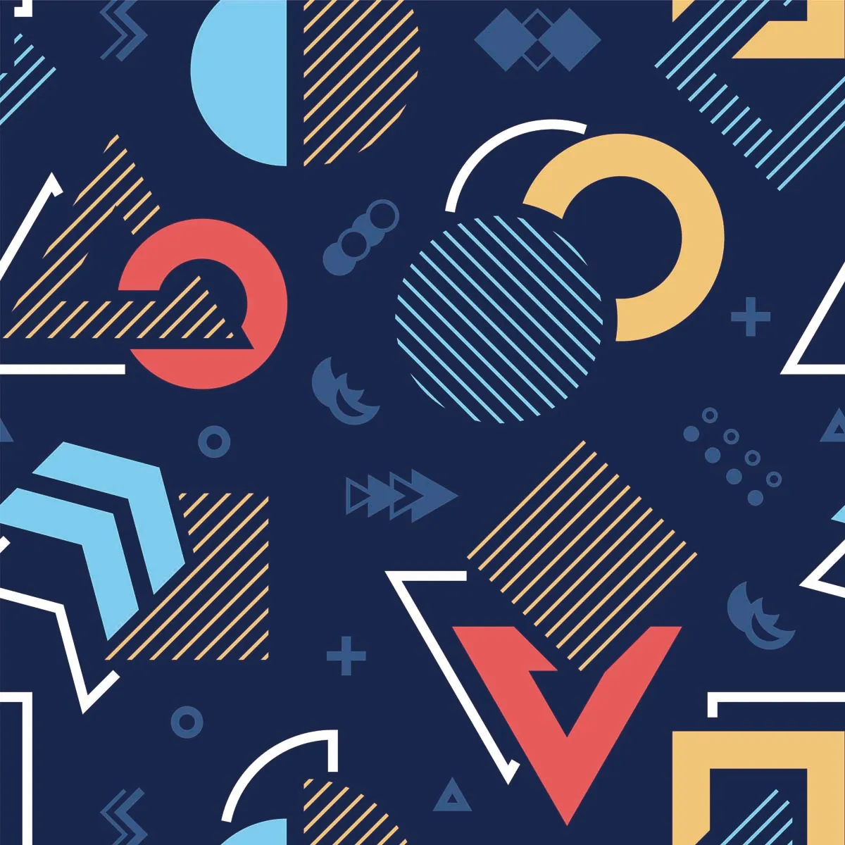 Abstract Modern Geometric Pattern
