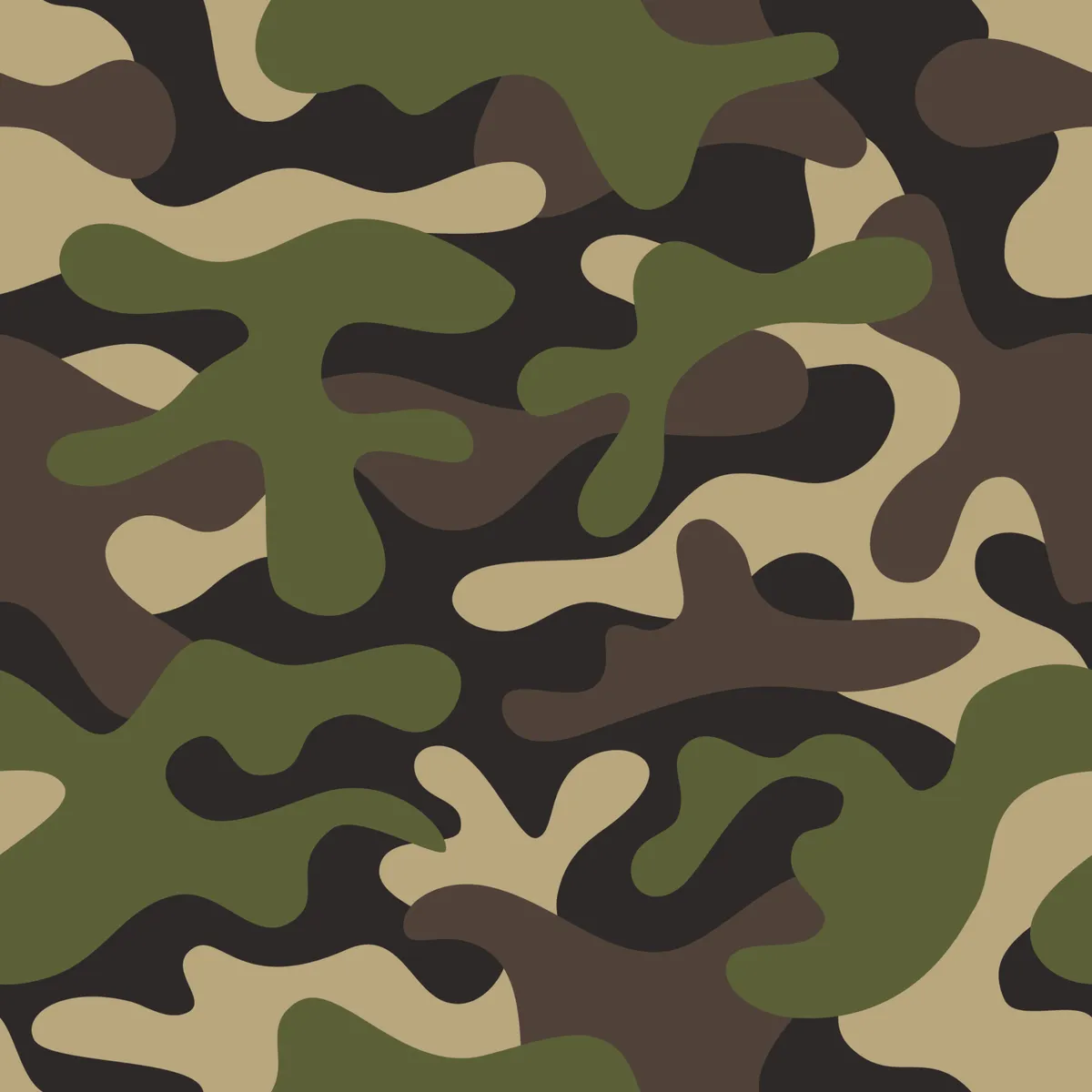 Military Green Seamless Pattern