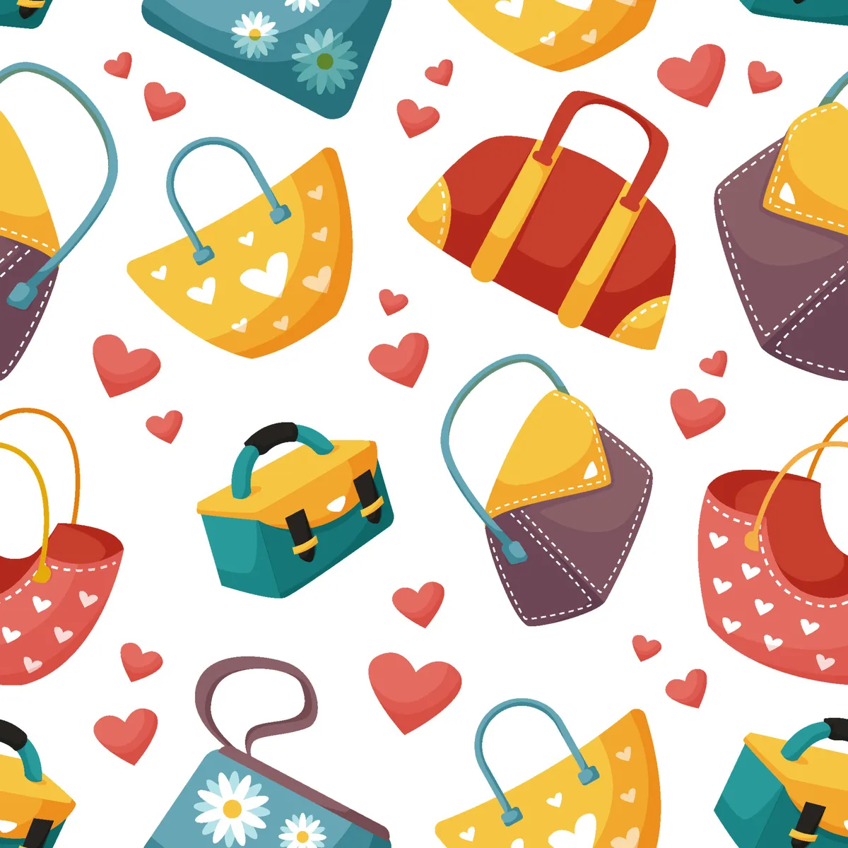 Bag Fashion Seamless Pattern