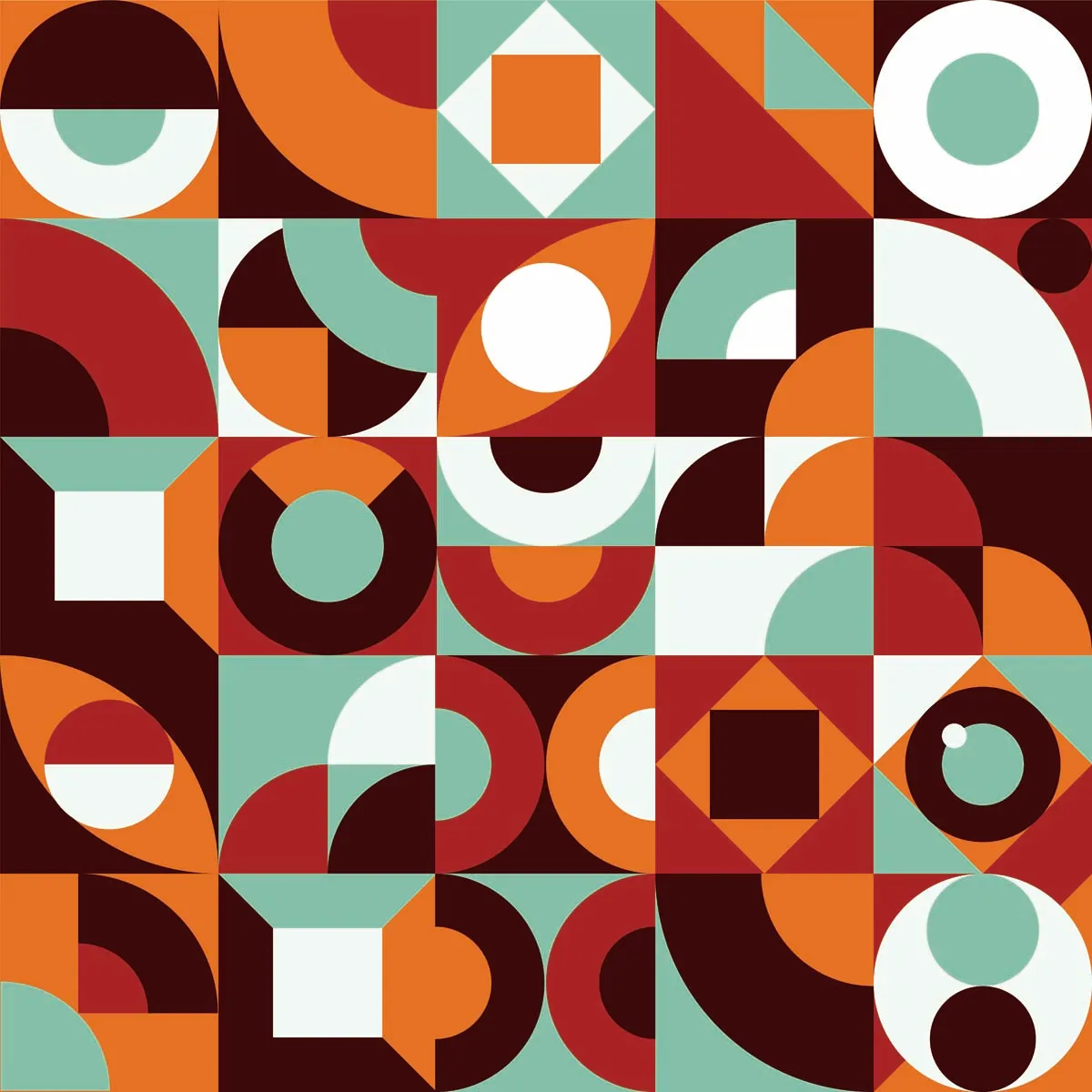 Geometric Circle Pattern