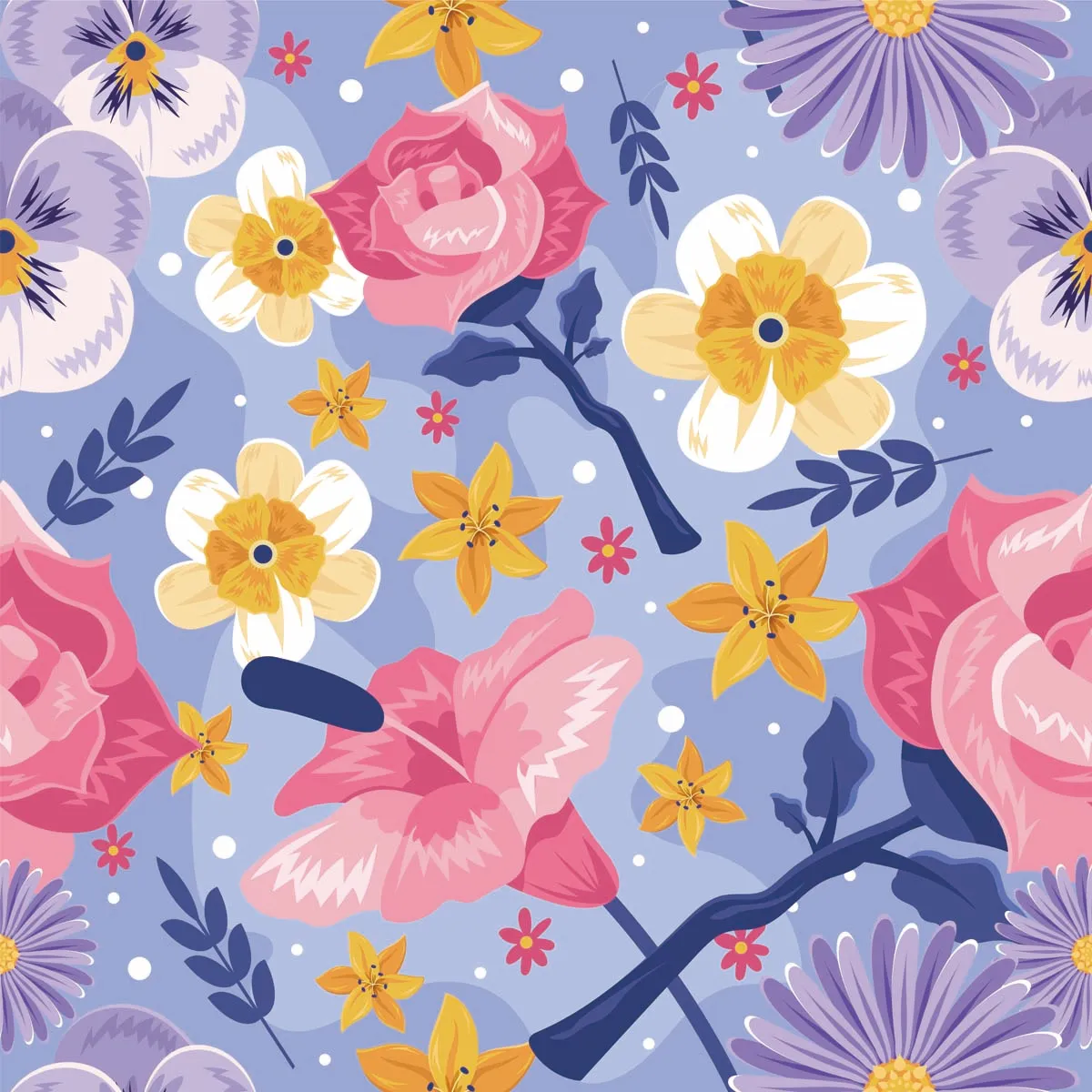 Blossom Flower Pattern