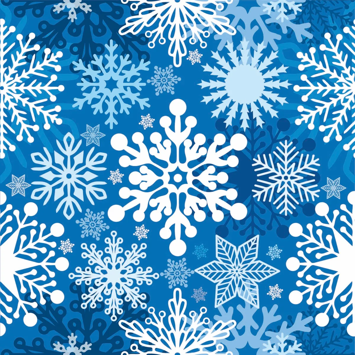 Snow Flake Seamless Pattern