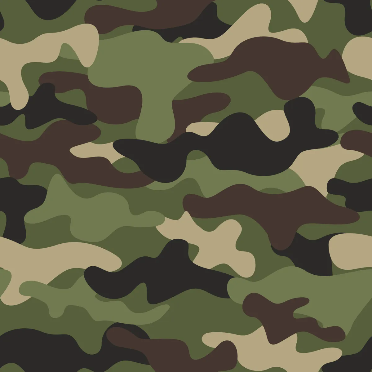 Army Military Camouflage Seamless Pattern