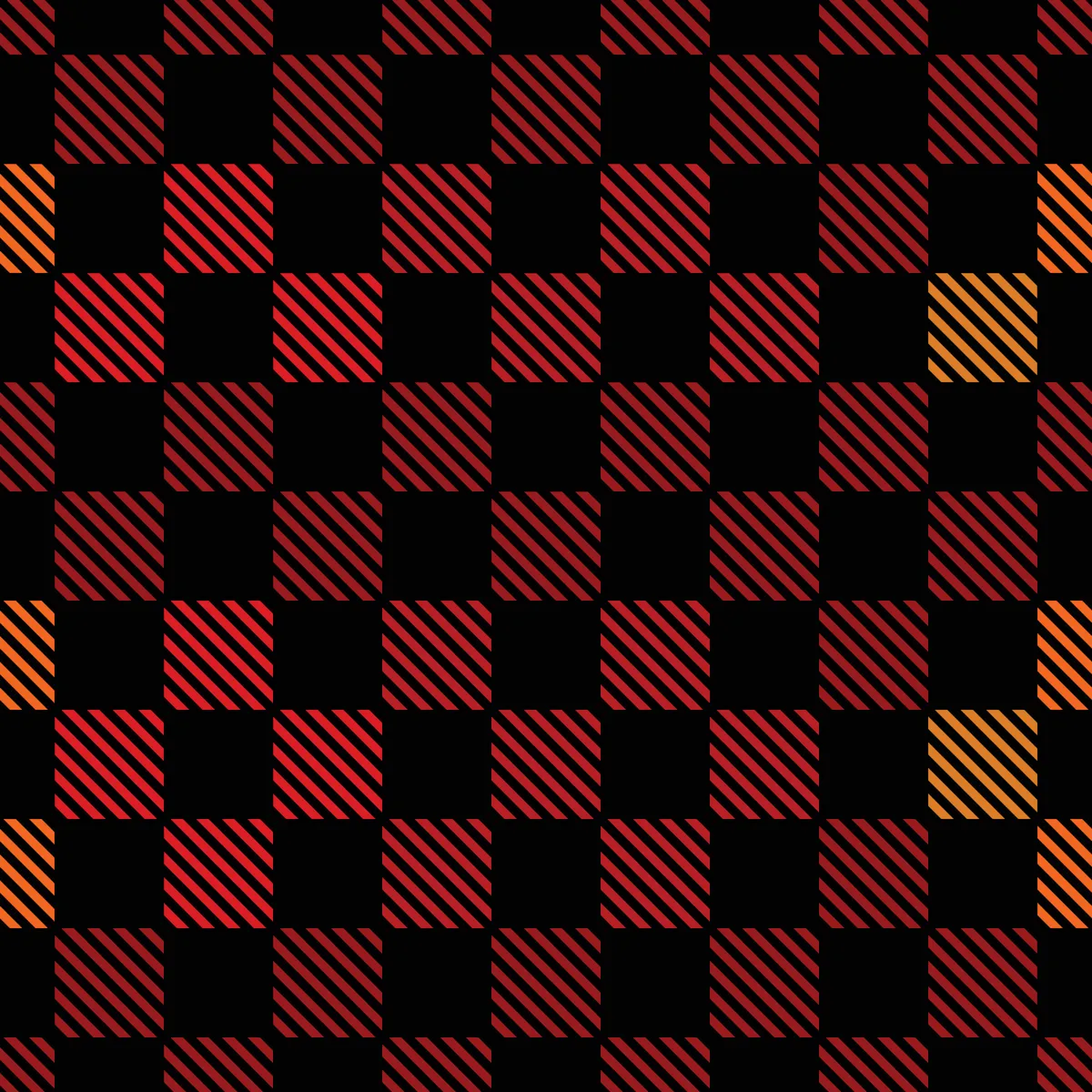 Red Tone Buffalo Plaid Seamless Pattern