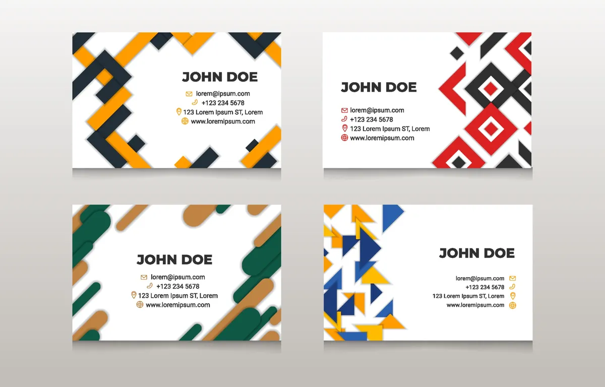 Abstract Pattern Business Card Template