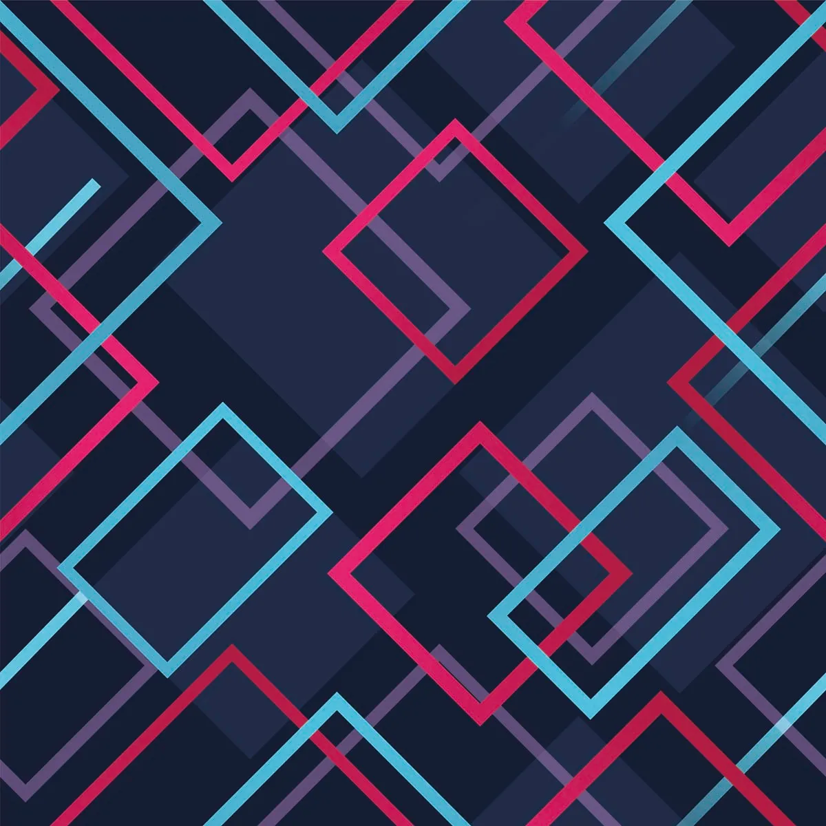 Abstract Geometric Seamless Pattern With Lines