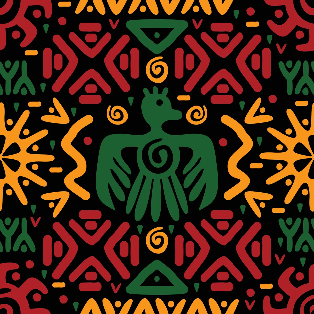 African Seamless Pattern
